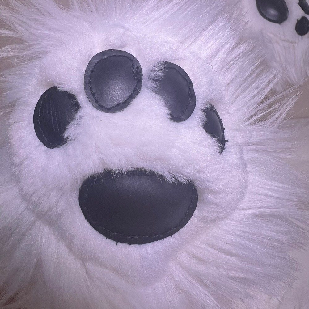 BAB Medium Westie Plush White Shaggy Highland Terrier Dog Stuffed Animal - Picture 10 of 13